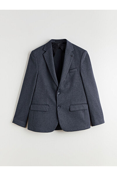 LC Waikiki Ανδρικό μπλέιζερ με στενή εφαρμογή σε μπλε ναυτικό χρώμα