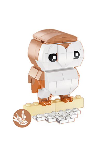 Gokidy Blok Hayvan Figürleri - Baykuş 113 Parça