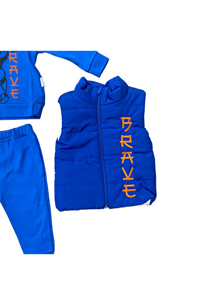 OEM Set 3 piese bebeluș cu vestă model "Brave"