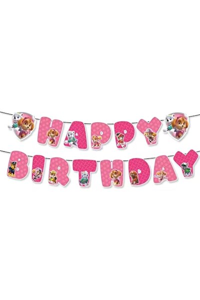 Domi Party & Gifts Ghirlandă La mulți ani - Patrula Cățelușilor (Skye)