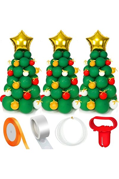 Domi Party & Gifts Set de 93 de baloane și accesorii pentru aranjamentul brad...