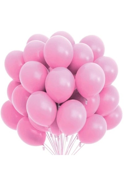 Domi Party & Gifts Set de 25 de baloane din latex roz, 25 cm