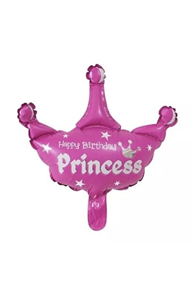 Domi Party & Gifts Balon coroană folie „La mulți ani, prințesă”, 60 cm