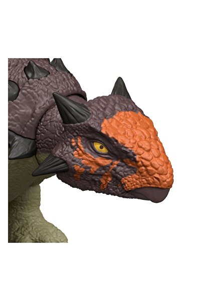 mattel Articulated Wild Roar Ankylosaurus Figure with Sounds Jurassic World Rebirth 25 cm