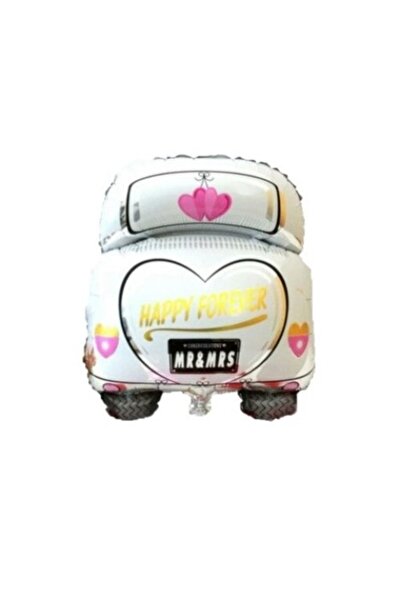 Domi Party & Gifts Foil car balloon 'Just Married', 60 cm, Party Shop