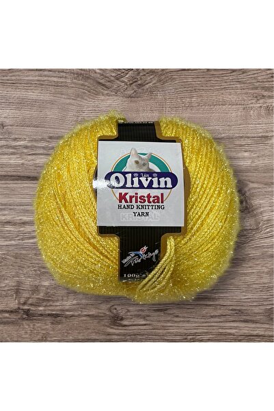 Olivin KRİSTAL YUMUŞAK SİMLİ İP 100GR. 1 ADET YENİ ÜRÜN SARI