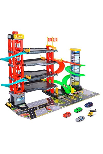 Simba Multi-Level Interactive Garage, Simba, Dickie Toys, + Cars, 3+, Multicolor