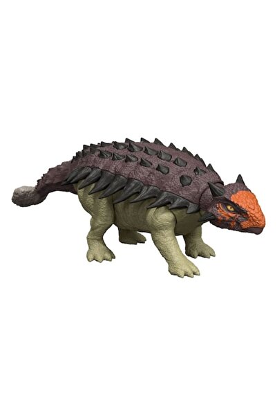 mattel Articulated Wild Roar Ankylosaurus Figure with Sounds Jurassic World Rebirth 25 cm