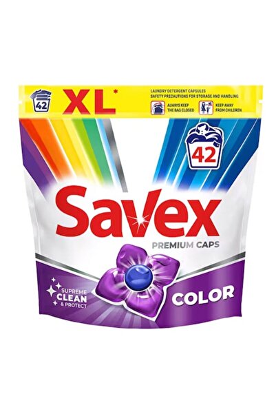 SAVEX Capsule detergent de rufe Super Caps Color, 42 buc.