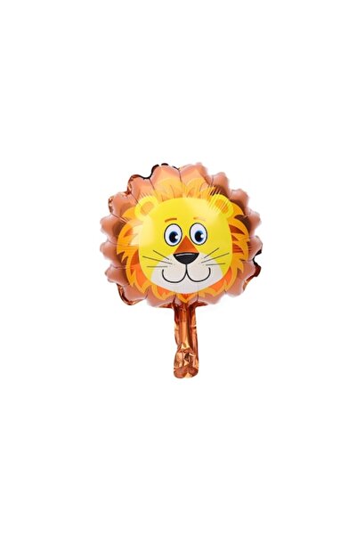 Domi Party & Gifts Balon folie cap de animal 35 cm - Leu