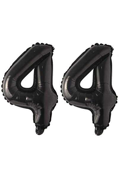 OEM Set de 2 baloane folie, ESB, Negre, aniversare 44 de ani, 100 cm