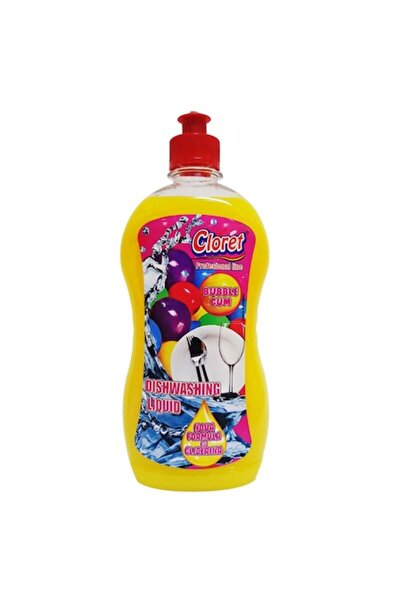 Cloret Pachet de 3 x Detergent de vase gumă de mestecat 500 ml