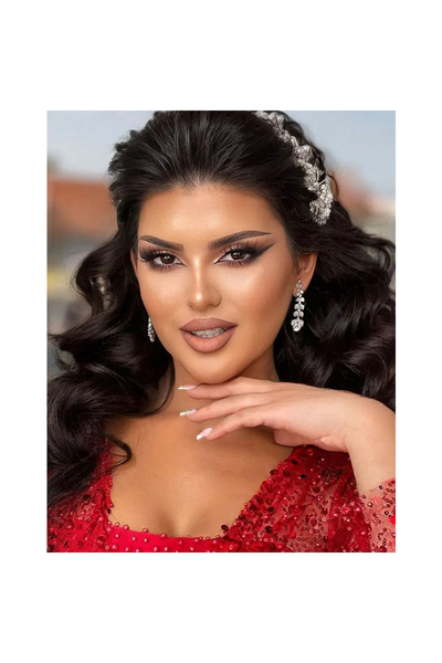 OEM Cercei mireasa Long Elegant Leaf