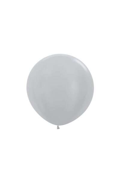 ERMA Smart Balon latex 90 cm, Argintiu, WOW SHOP