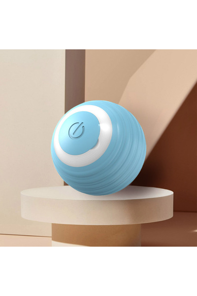 AB Luxury Concept Intelligent electric ball for animals, blue, 4.3 cm, 360 rotation, USB rechargeable