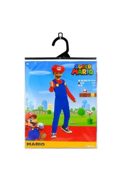 AMSCAN Costum Super Mario, Amscan, Poliester, Albastru (7-8 ani / S)