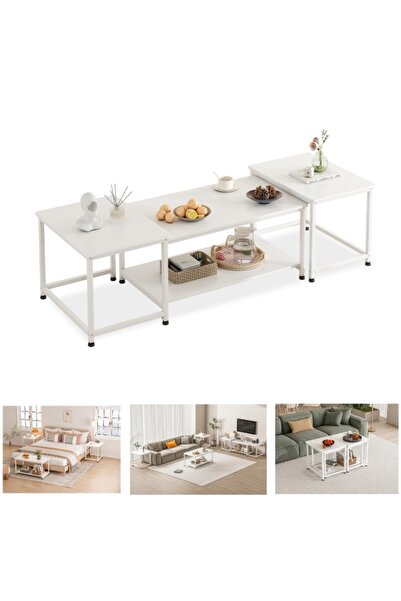 Sheinhome Expandable TV cabinet, coffee table, and two-in-one desk