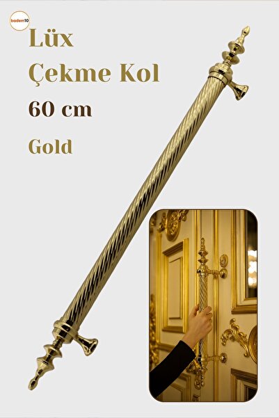 Badem10 Otağ Gold 60 cm Door Pull Handle Grip Handle Steel Exterior Door Handle Sliding Luxury Model