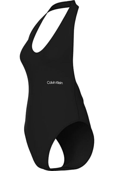 Calvin Klein HALTERNECK ONE PIECE Mayo Kadın