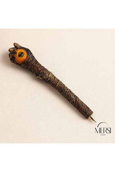 Mersi SHOP قلم حبر جاف رائع على شكل عصا ساحر |   قلم ديكور بعيون التنين والأح...