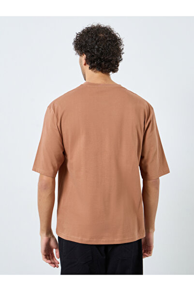 Styli Men Oversized Mock Neck T-Shirt