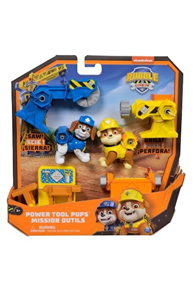PAW PATROL Playset - Rubble Crew, Power Tool Pups on a Mission