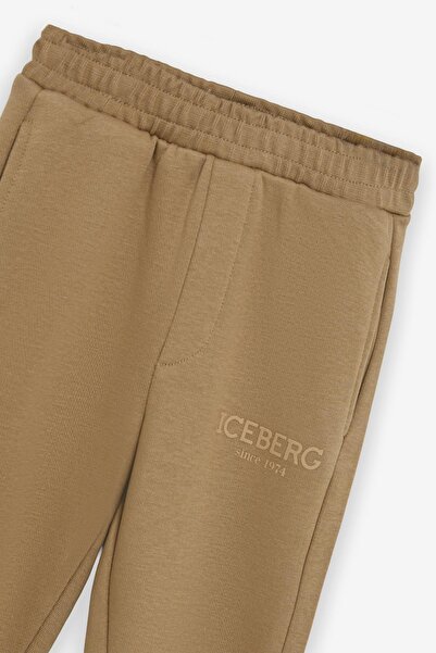 Iceberg Bg Store Baby Boy Beige Sweatpants