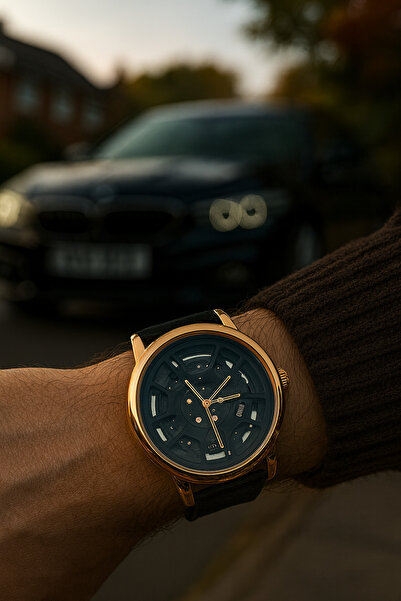 G Sport POLO Car Wheel Model Wicker Magnet Men's Wristwatch (Fits on Any Wrist)