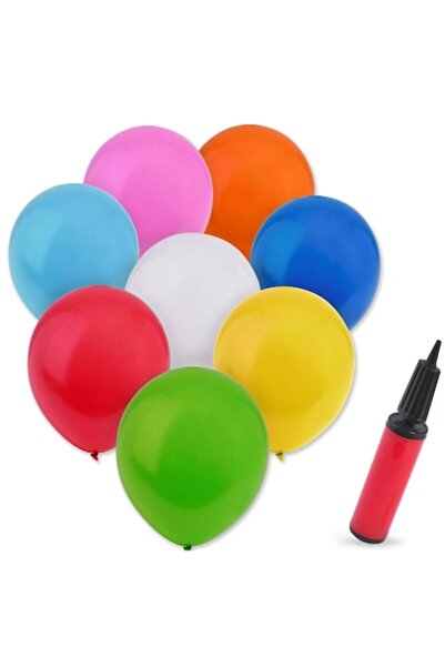 zola Set de 25 de baloane, Zola®, cu pompă, multicolore, 30 cm