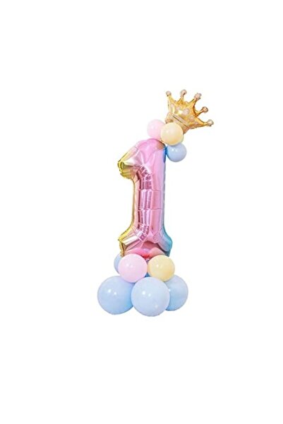 OEM Kit aranjament din baloane, cifra 1, multicolor