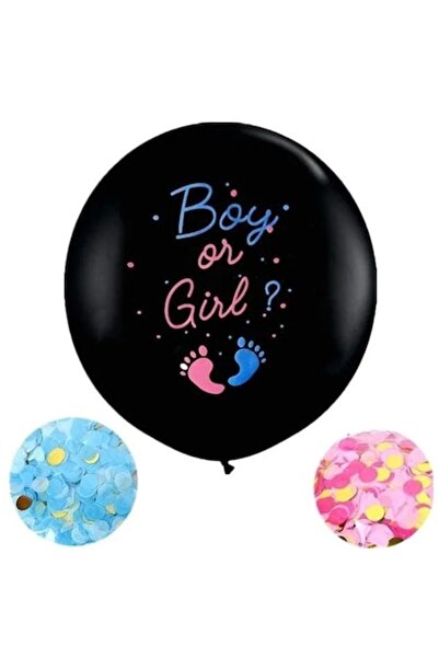 Domi Party & Gifts Balon Jumbo Confetti pentru Dezvăluirea Sexului, Băiat sau...