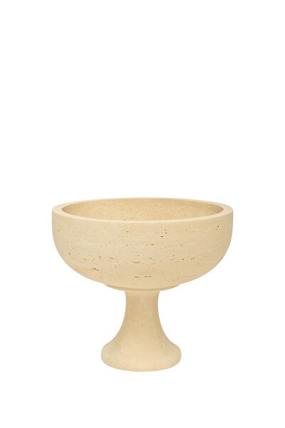 Modestmar وعاء زخرفي من الترافرتين الطبيعي