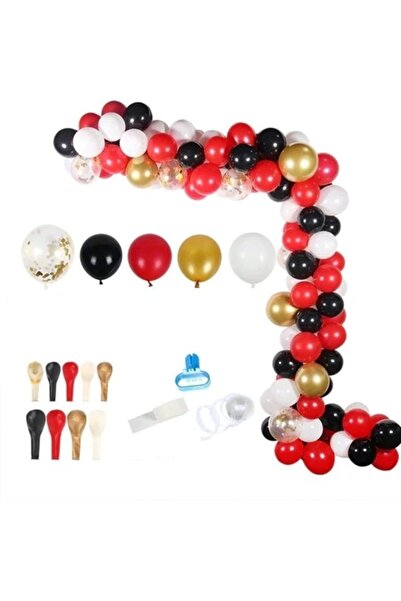 Domi Party & Gifts Set de 135 de baloane și accesorii pentru aranjament arcui...