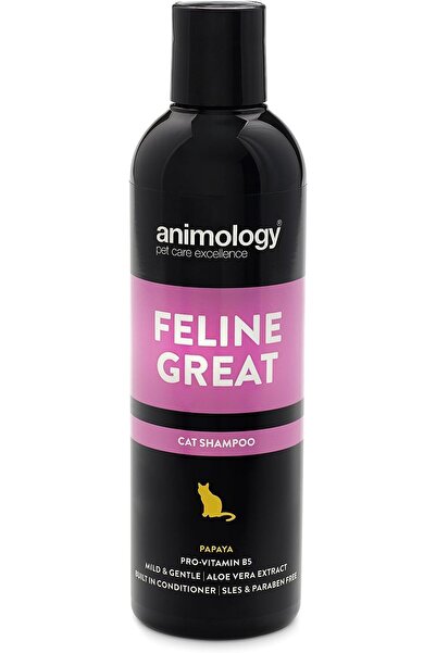 Animology Feline Great Papaya Shampoo, 250 ml, All Life Stages
