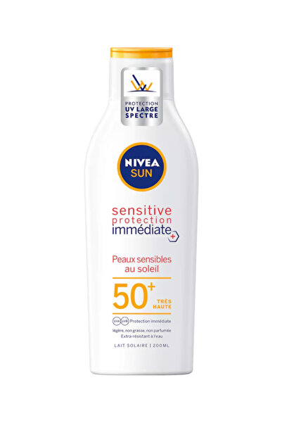 Nivea Sun Protectie solara Nivea Sun, SPF 50+, pentru piele sensibilă, 200ml