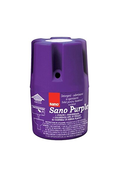 Sano Set 4 x Deodorant solid pentru rezervorul de toaletă, violet, 150 g