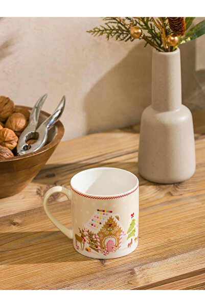 LC Waikiki Lcw Home Mixed Printed Porcelain Mug 320 ml