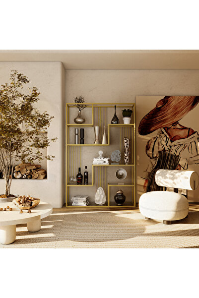 Marsah Home Biblioteca metalica Deco 180x100 cm