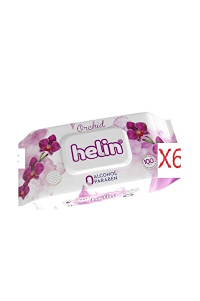 Helin Pachet șervețele umede Orchid - 6 x 100 buc