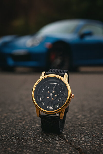 G Sport POLO Car Wheel Model Wicker Magnet Men's Wristwatch (Fits on Any Wrist)