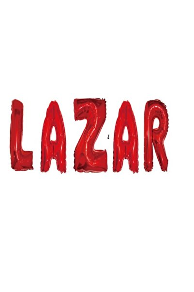 OEM Lazar Name Balloon Set, Red, 40Cm