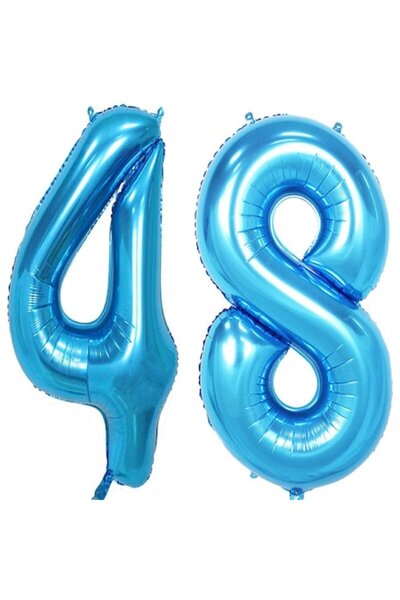 OEM Set of 2 foil balloons, ESB, Blue, 48th anniversary, 100 cm