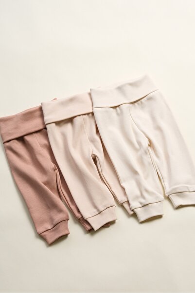 Bondberro 3-Piece Set High Waist Newborn and Baby Tights