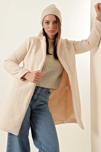 Bigdart Women's Coat 9082 Ecru