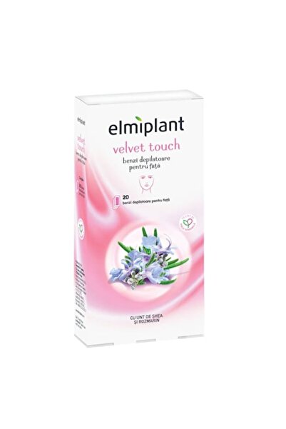 ELMIPLANT Pachet benzi epilatoare pentru față 3 x 20 buc