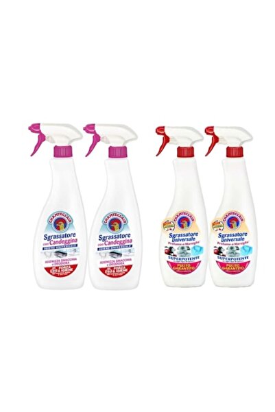 Chanteclair Set de curățare Chante Clair - 4 piese (2 x 625ml înălbitor, 2 x 600ml dezinfectant de Marsilia)