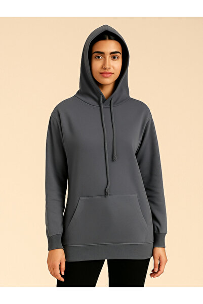 PAUSE By Styli Women Regular Fit Slogan Print Hoodie