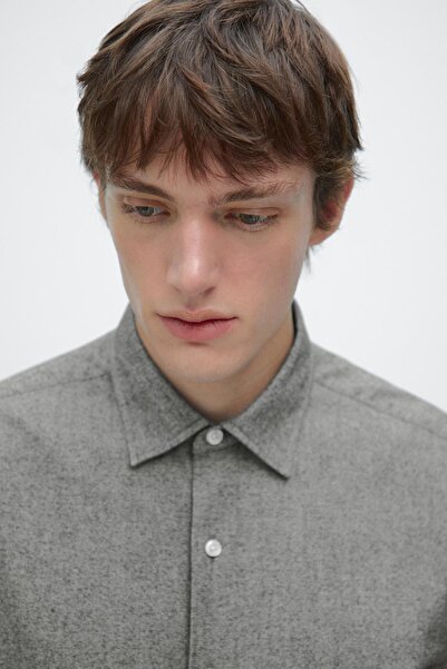 Massimo Dutti Melanj Oxford regular fit gömlek