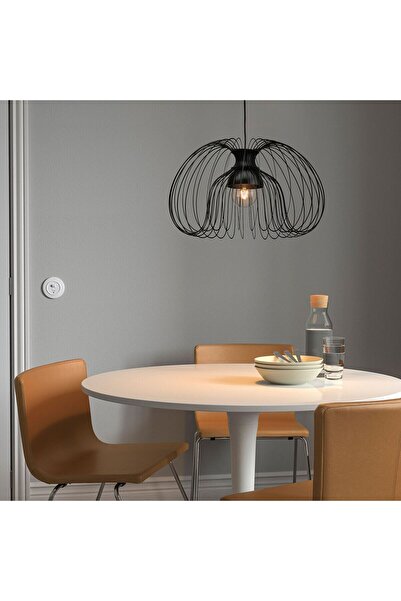 hobiurun Ikea Kallfront Pendant Lamp Lampshade, Black, 52 cm