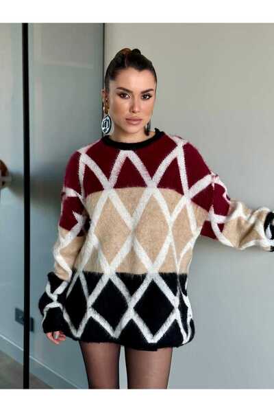 ROUPAS COLLECTİON Triko Desen Kazak